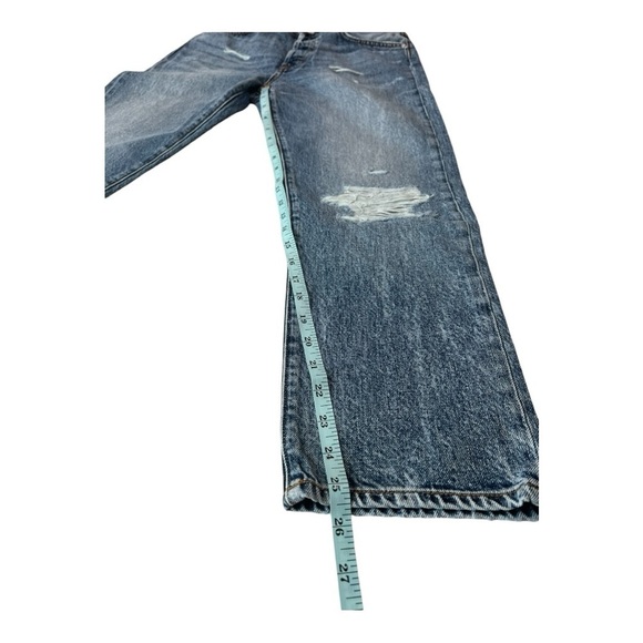 Daily Blue Hype Classic Cropped Jean in Tempest Japanese Rigid Denim Jeans NEW - Picture 8 of 14